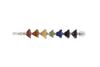 Aashita Creations Seven Chakra Wand Reiki Crystal Healing Wand with Pyramids Stick and Clear Quartz Pencil (Wand) view 3