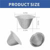 60 Pieces 1/2 Inch Stainless Steel Mesh Clean Screens with Tapered Design, 0.5 Inch Size, Along with a 3-in-1 Cleaning Tool, Brush, and Stainless Steel Storage Box view 2