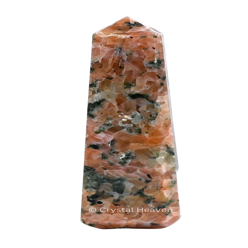 Aashita Creations Pink Calcite Crystal Tower Obelisk Point for Chakra, Healing and Balancing - AAA Grade Original Certified (2-3 Inches)