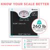 Adamson A22 Bathroom Scale for Body Weight - Up to 260 LB - Anti-Skid Rubber Surface - Analog Bathroom Weight Scales view 3