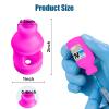 3 Pack Insulin Vial Bottle Protector Sleeve for Diabetic, Silicone Protective Case to Protect Insulin Vial from Breaking, Suitable for 10ml Short Insulin Vials (Pink) view 2
