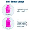3 Pack Insulin Vial Bottle Protector Sleeve for Diabetic, Silicone Protective Case to Protect Insulin Vial from Breaking, Suitable for 10ml Short Insulin Vials (Pink) view 3