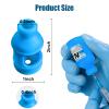 3 Pack Insulin Vial Bottle Protector Sleeve for Diabetic, Silicone Protective Case to Protect Insulin Vial from Breaking, Suitable for 10ml Short Insulin Vials (Blue) view 2