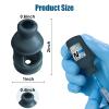 3 Pack Insulin Vial Bottle Protector Sleeve for Diabetic, Silicone Protective Case to Protect Insulin Vial from Breaking, Suitable for 10ml Short Insulin Vials (Grey) view 2