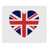 Azeeda 2 x 'Union Jack Heart' Microfibre Lens/Glasses Cleaning Cloths (LC00019699) view 1