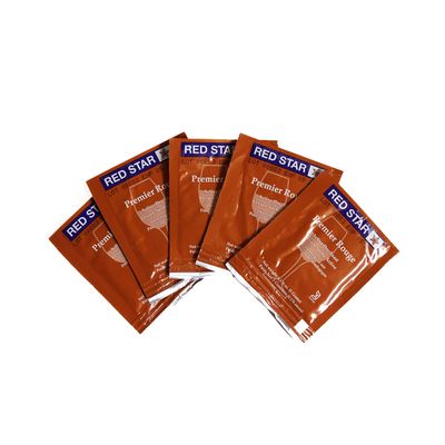 Craft A Brew - Red Star Premier Rouge Wine Yeast - Dry Wine Yeast - For Full-Bodied, Aromatic Red Wines - Ingredients for Home Fermenting - Wine Making Supplies - 5 Pack