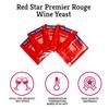 Craft A Brew - Red Star Premier Rouge Wine Yeast - Dry Wine Yeast - For Full-Bodied, Aromatic Red Wines - Ingredients for Home Fermenting - Wine Making Supplies - 5 Pack view 2