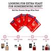 Craft A Brew - Red Star Premier Rouge Wine Yeast - Dry Wine Yeast - For Full-Bodied, Aromatic Red Wines - Ingredients for Home Fermenting - Wine Making Supplies - 5 Pack view 4