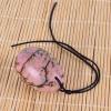 Big Yoni Egg 100% Natural Stone Jade Crystal Egg Drill 45 * 30 MM Mineral Ball Kegel Massage,45x30 Rhodolite view 1