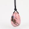 Jade Egg Set Drill Natural Rhodonite Yoni Egg Mineral Quartz Massage Ball Kegel Exercise Women,30x20 Mm view 1