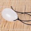 Drill 30 * 20 MM Yoni Egg 100% Natural Stone Jade Crystal Egg Mineral Ball Kegel Massage,White Jade 30x20mm view 1