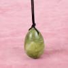 AOWNE 40x25MM Yoni Egg Natural Stone Kegel Massage Ball Crystal Rose Quartz Jade Tool,Helu Jade view 1