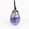 AOWNE Kegel Exercise Tools Natural Lapis Lazuli Yoni Egg Crystal Quartz Massage Ball,30x20 Mm view 1