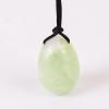 Crystal Yoni Egg Natural Jade Massage Egg Set Undrill Wooden Base Mineral Ball Kegel Exercise,40x25 Drill view 1