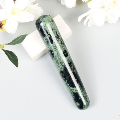 AOWNE Massage Wand Yoni Natural Crystal Mineral Quartz Tool,kambaba