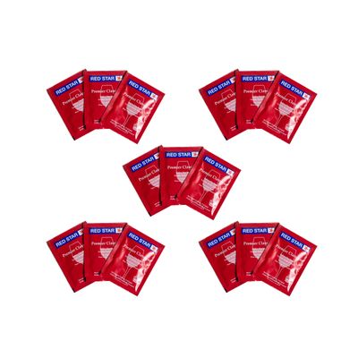 Craft A Brew - Red Star Premier Classique Wine Yeast - Dry Wine Yeast - For Reds, Whites, & Ross - Ingredients for Home Fermenting - Wine Making Supplies - 15 Pack