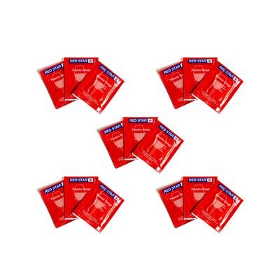 Craft A Brew - Red Star Premier Rouge Wine Yeast - Dry Wine Yeast - For Full-Bodied, Aromatic Red Wines - Ingredients for Home Fermenting - Wine Making Supplies - 15 Pack
