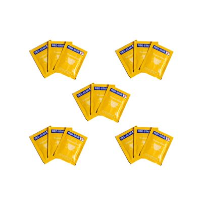 Craft A Brew - Red Star Premier Blanc Wine Yeast - All-Purpose, High-Performing Dry Wine Yeast - For Red & White Wines - Ingredients for Home Fermenting - Wine Making Supplies - 15 Pack