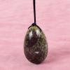 AOWNE 40x25MM Yoni Egg Natural Stone Kegel Massage Ball Crystal Rose Quartz Jade Tool,Dragon Blooded view 1