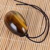 Big Yoni Egg 100% Natural Stone Jade Crystal Egg Drill 45 * 30 MM Mineral Ball Kegel Massage,45x30 Tiger Eye view 1