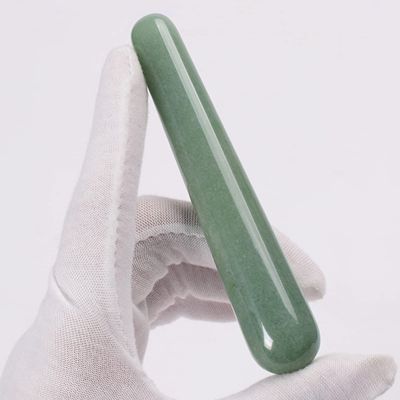 AOWNE Jade Yoni Egg Massage Wand Gift Boxes Set Natural Crystal Drill Aventurine Ball Kegel Exercise Tool,Massage Wand