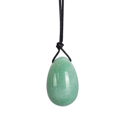 Jade Yoni Egg Massage Wand Gift Boxes Set Natural Crystal Drill Aventurine Ball Kegel Exercise Tool,30x20 Mm