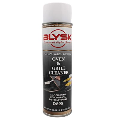 Blysk Oven & Grill Cleaner heavy duty, fast penetrating, oil & grease remover 18Oz