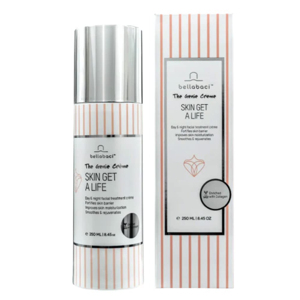 Bellabaci Skin Get A Life w/Vegan Collagen Creme, 8.45 oz