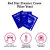 Craft A Brew - Red Star Premier Cuvee Wine Yeast - Fast, Clean, Neutral Dry Wine Yeast - For Reds, Whites & Sparkling Wines - Ingredients for Home Fermenting - Wine Making Supplies - 15 Pack view 2