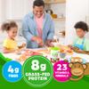 Orgain Kids Protein Powder Shake Mix, Chocolate Brownie - 8g Grass-Fed Dairy Protein, 4g Fiber, 23 Vitamins & Minerals, Gluten Free, No Soy Ingredients, Adds Healthy Nutrients to Kids Snacks, 1lb view 4