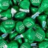 170 Pcs Green Graduation Candy Class of 2025 Kisses Chocolate (1.7 lb, Approx. 170 Pcs) view 1