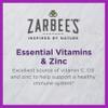 Zarbee's Kids Immune Support, Vitamin C, D & Zinc Daily Immunity Vitamins for Children 4+ Years, Natural Tropical Fruit Flavor, 28 Chewable Tablets view 3