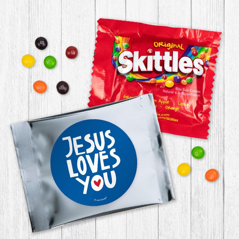 12ct Church Candy Party Favors Religious Vacation Bible School Jesus Loves You by Just Candy