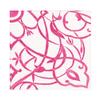 Caspari Algarve Paper Linen Luncheon Napkins in Fuchsia - 15 Per Package - 2 Packages view 1