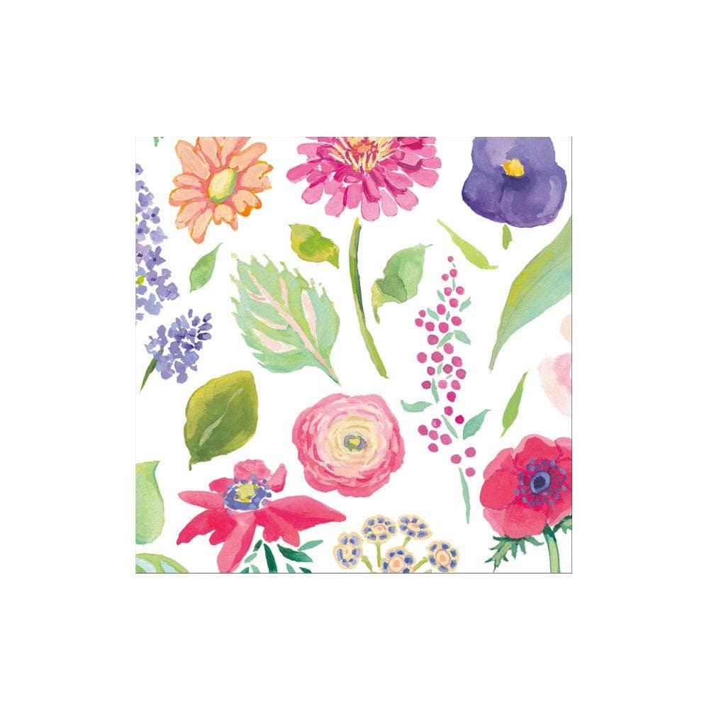 Caspari Summertime Boxed Cocktail Napkins - 40 Per Box - 3 Packages