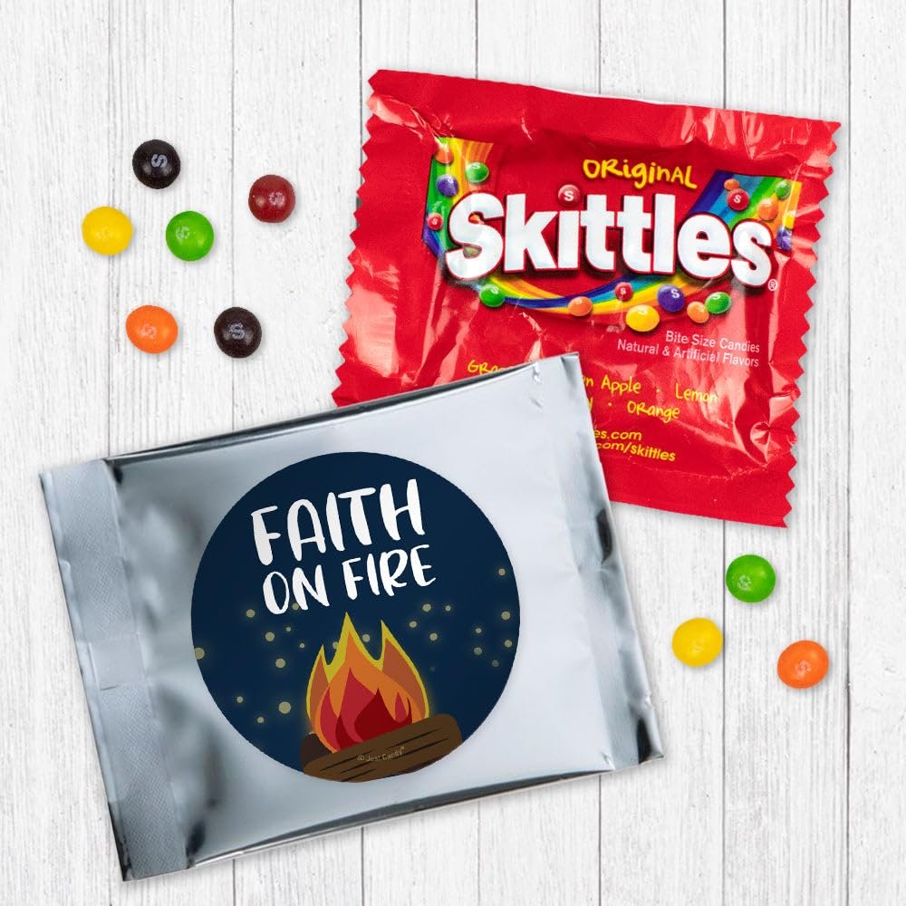 12ct Vacation Bible School Party Favors Religious Candy Faith on Fire by Just Candy