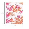Caspari Matisse Guest Towel Napkins in Coral & Orange - 15 Per Package - 4 Packages view 2