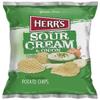 Herr's Sour Cream and Onion Potato Chips, 2.75 Ounce (Pack of 3) view 1