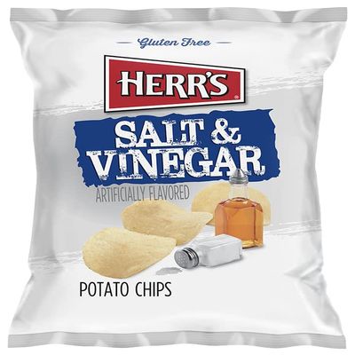 Herr's - Salt and Vinegar Potato Chips, 2.75 Oz Pack of 24