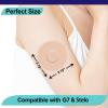 20Pack G7 Adhesive Patches Waterproof & Breathable Covers for Dexcom G7 & Stelo,Flexible Stelo Overpatch for 10-15 Days,Without Glue in The Center,Beige view 3