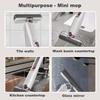 Cicorfu Portable Mini Mop, Sponge Mop, Easy to Store Hidden Powerful Absorbent Mop Ceramic Drill Floor Cleaning Suitable for Kitchen, Bathroom, Living Room, Car (with 2 mop Handle Bag) view 2