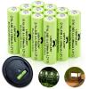 Lightalent Rechargeable Solar AA 1300mAh Batteries for Outdoor Solar Lights view 1