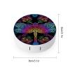 VHPVHP Contact Lenses Case Kit, Dragonfly Floral Psychedelic Contact Lens Case with Mirror,Portable Contact Box Travel Kit with Tweezers Remover for Outdoor And Office Daily Use view 2
