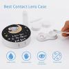 VHPVHP Contact Lenses Case Kit, Elephant I Love You to The Moon And Back Contact Lens Case with Mirror,Portable Contact Box Travel Kit with Tweezers Remover for Outdoor And Office Daily Use view 3