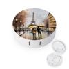 VHPVHP Contact Lenses Case Kit, Paris Eiffel Tower Contact Lens Case with Mirror,Portable Contact Box Travel Kit with Tweezers Remover for Outdoor And Office Daily Use view 1