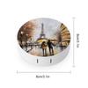 VHPVHP Contact Lenses Case Kit, Paris Eiffel Tower Contact Lens Case with Mirror,Portable Contact Box Travel Kit with Tweezers Remover for Outdoor And Office Daily Use view 2