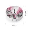 VHPVHP Contact Lenses Case Kit, Eiffel Tower Paris Romantic Street Contact Lens Case with Mirror,Portable Contact Box Travel Kit with Tweezers Remover for Outdoor And Office Daily Use view 2