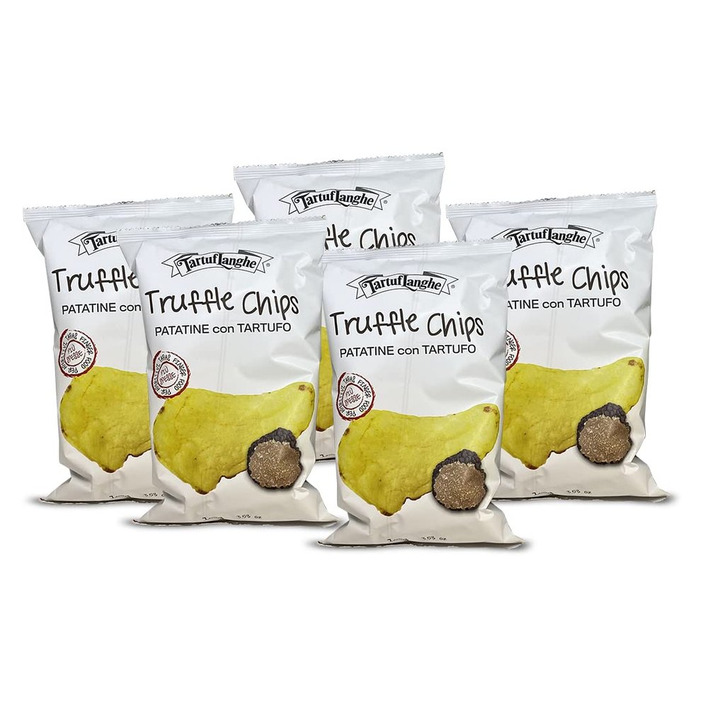 Truffle Chips (Pack of 5-3.53oz/100gm each), Truffle Potato Chips, Gourmet Chips Perfect Heathy Snacks for Family Gatherings, Get-Together and Parties