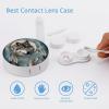 VHPVHP Contact Lenses Case Kit, Wolf Dream Catcher Contact Lens Case with Mirror,Portable Contact Box Travel Kit with Tweezers Remover for Outdoor And Office Daily Use view 3
