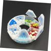 3pcs Portable Medicine Organizer Travel Case Compartments Material for Fish Oil and Vitamins Medication Reminder for Daily Use view 2